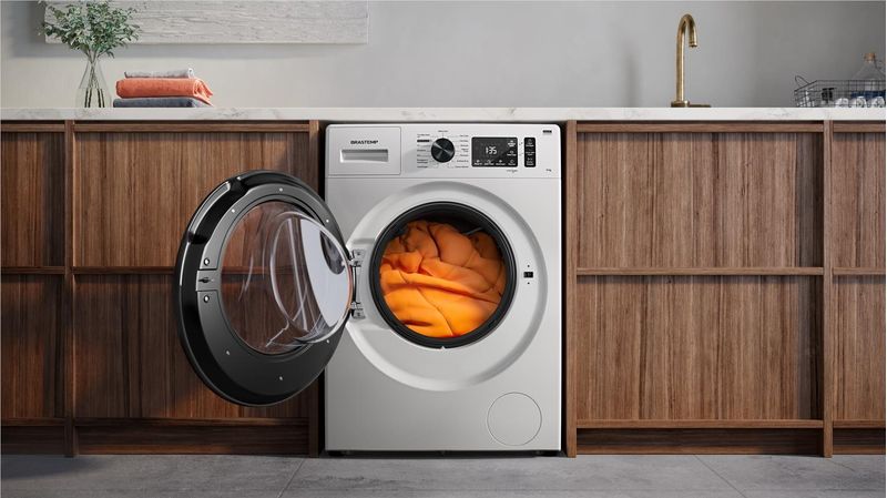 Lavadora Brastemp 9kg branca com Smart Sensor, Tira Manchas Pro e Motor Inverter - BNF09AB-1786047610643