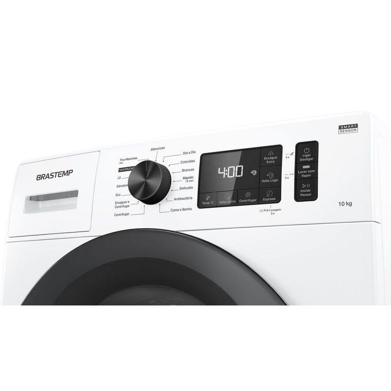 Lavadora Brastemp 10Kg Branca com Smart Sensor, Tira Manchas Pro e Motor Inverter - BNF10AB-1786389100721