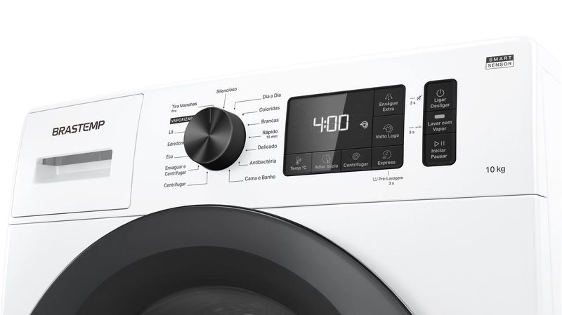 Lavadora Brastemp 10Kg Branca com Smart Sensor, Tira Manchas Pro e Motor Inverter - BNF10AB-1786389100721