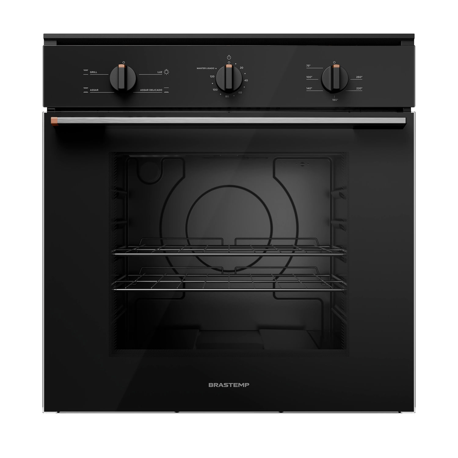Forno Elétrico de Embutir 84 Litros Preto Brastemp - BOB84AE