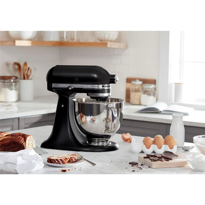 Combo Geladeira French Door 3 Portas 559L Cor Inox + Batedeira KitchenAid Artisan Cor Black Matte (BRO85MK + KEA30CP) - B8MK_KE3P_CJ -1786636265472