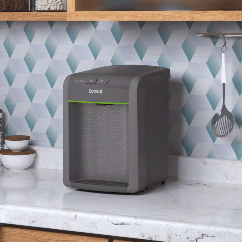 Purificador de Água Consul Cinza Refrigerado, com Proteção Antibactérias - CPB34AF Outlet-1776861586981
