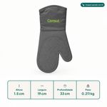 Luva Térmica de Silicone Cinza Consul - 600000000-1792520061948