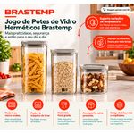 Kit 3 Potes de Vidro Brastemp - 600000011-1792521037743