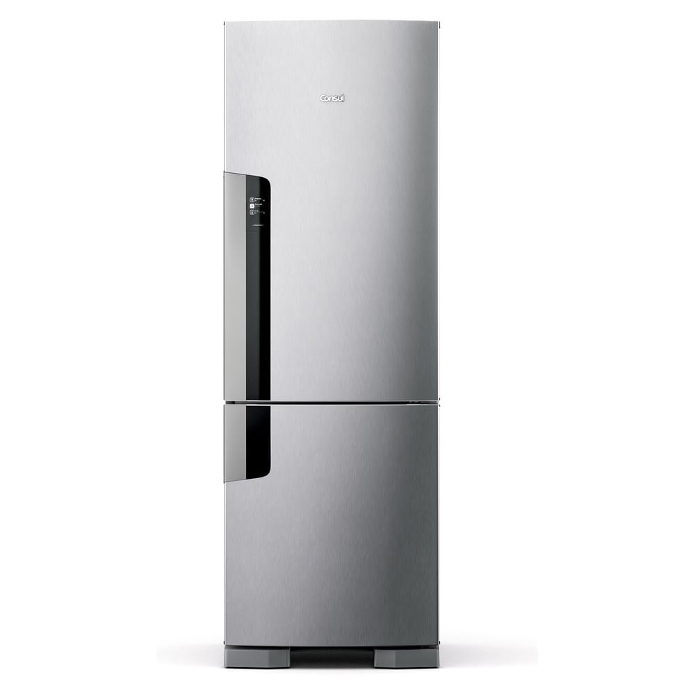 Geladeira Consul Frost Free Duplex 397 litros Evox com freezer embaixo - CRE44AK Menor preço em Geladeira Consul Frost Free Duplex 397 litros Evox com freezer embaixo - CRE44AK