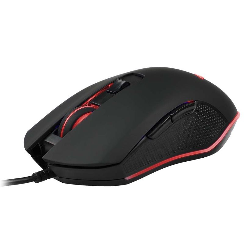 Combo Teclado e Mouse Gamer 2400 dpi com Fio e Indicadores de LED