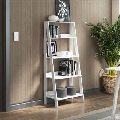 Estante Escada para Livros com 4 Prateleiras Madesa Branco é boa?