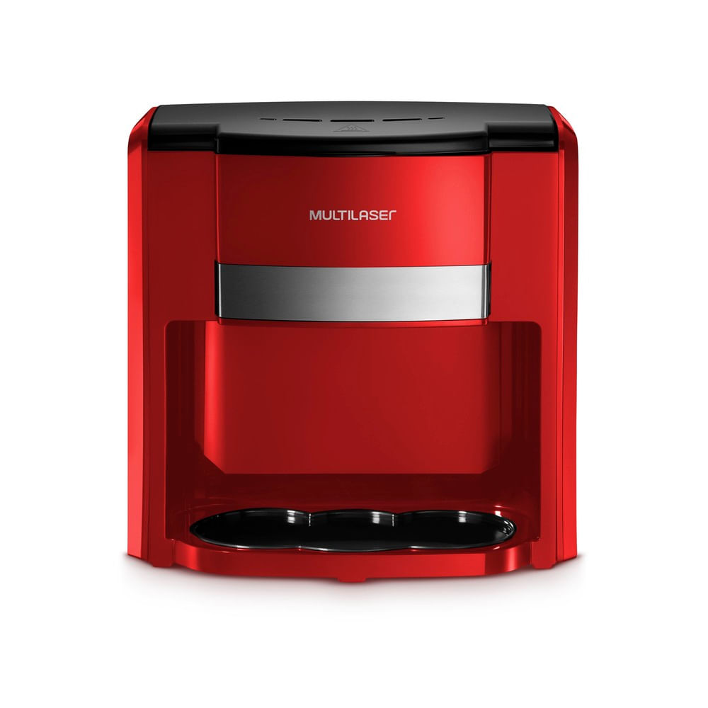 Cafeteira Elétrica  com 450W Capacidade de 2 xícaras Vermelho Multilaser - BE016