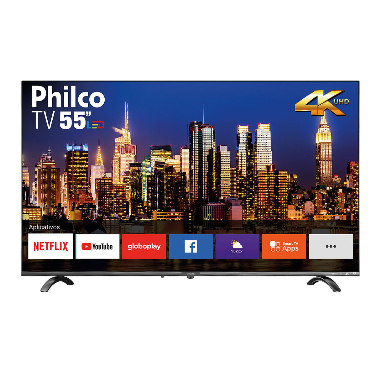 Smart TV Philco 55" PTV55Q20SNBL 4K LED