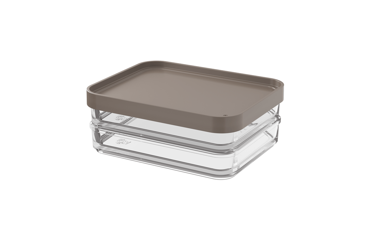 Pote Clear Duo 560ml 13,1x16,7x6cm