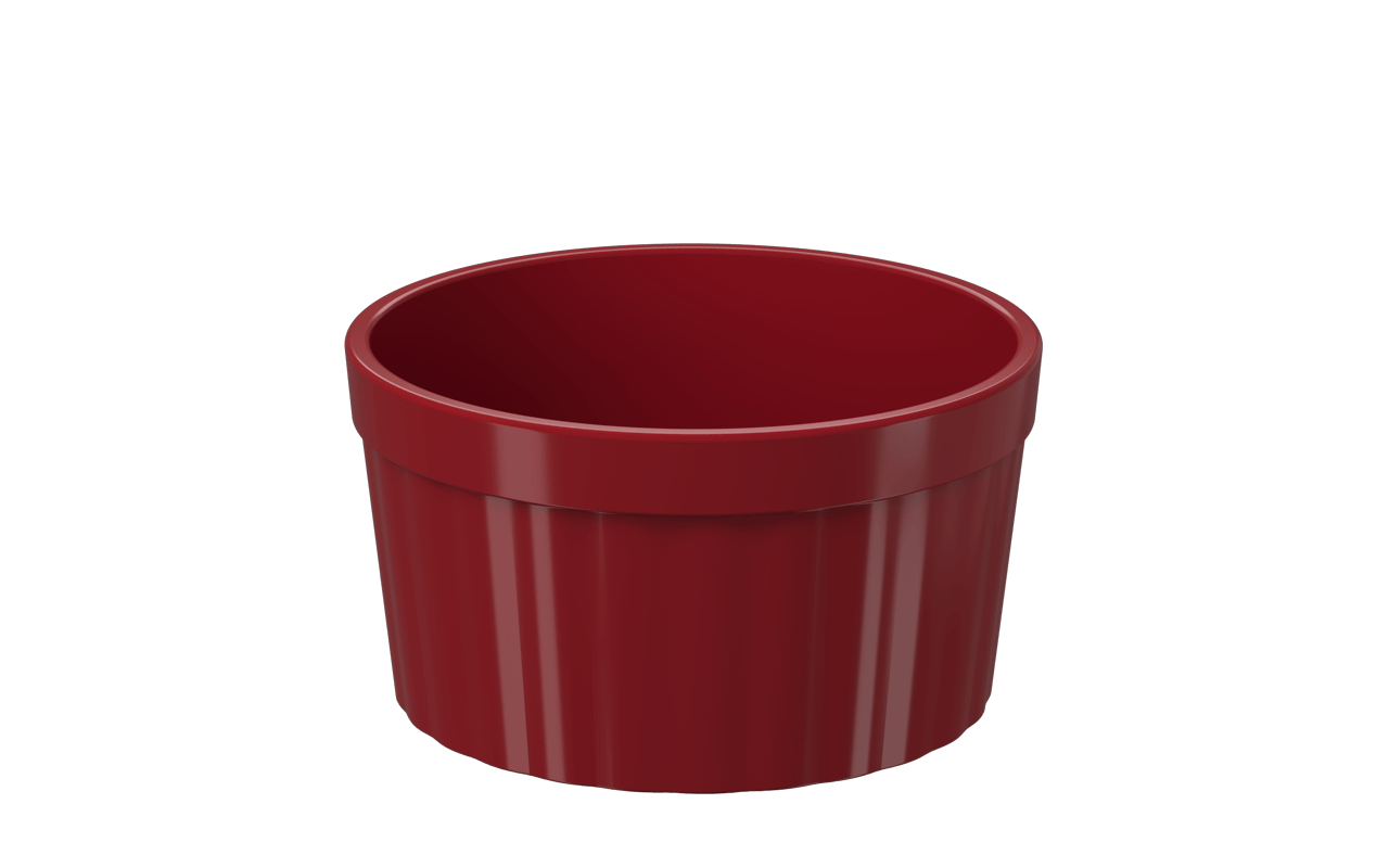 Ramekin 220ml Vermelho Bold Uno Coza 9,7 x 5,2 cm