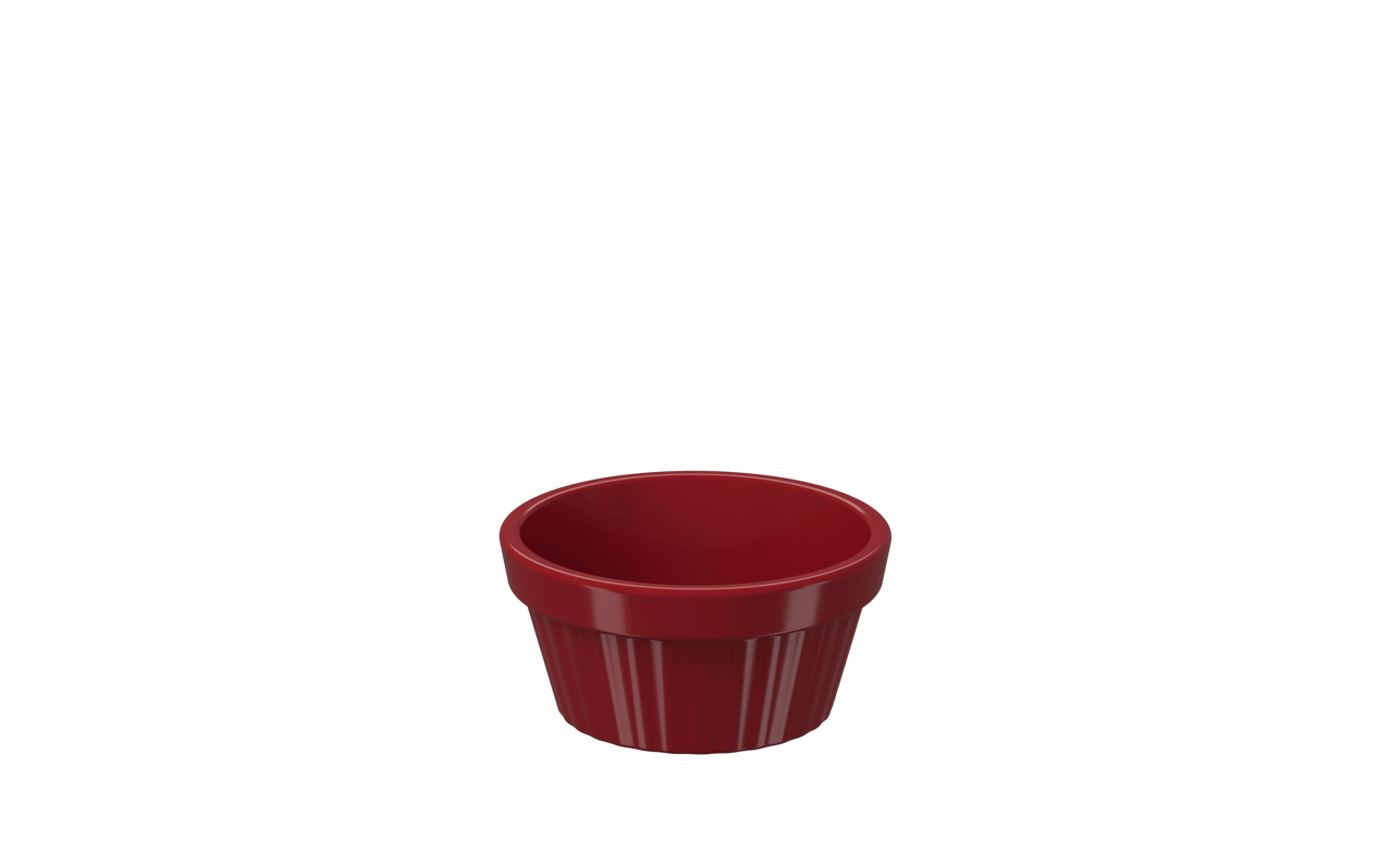 Ramekin 30ml Vermelho Bold Uno Coza 5,5 x 2,7 cm