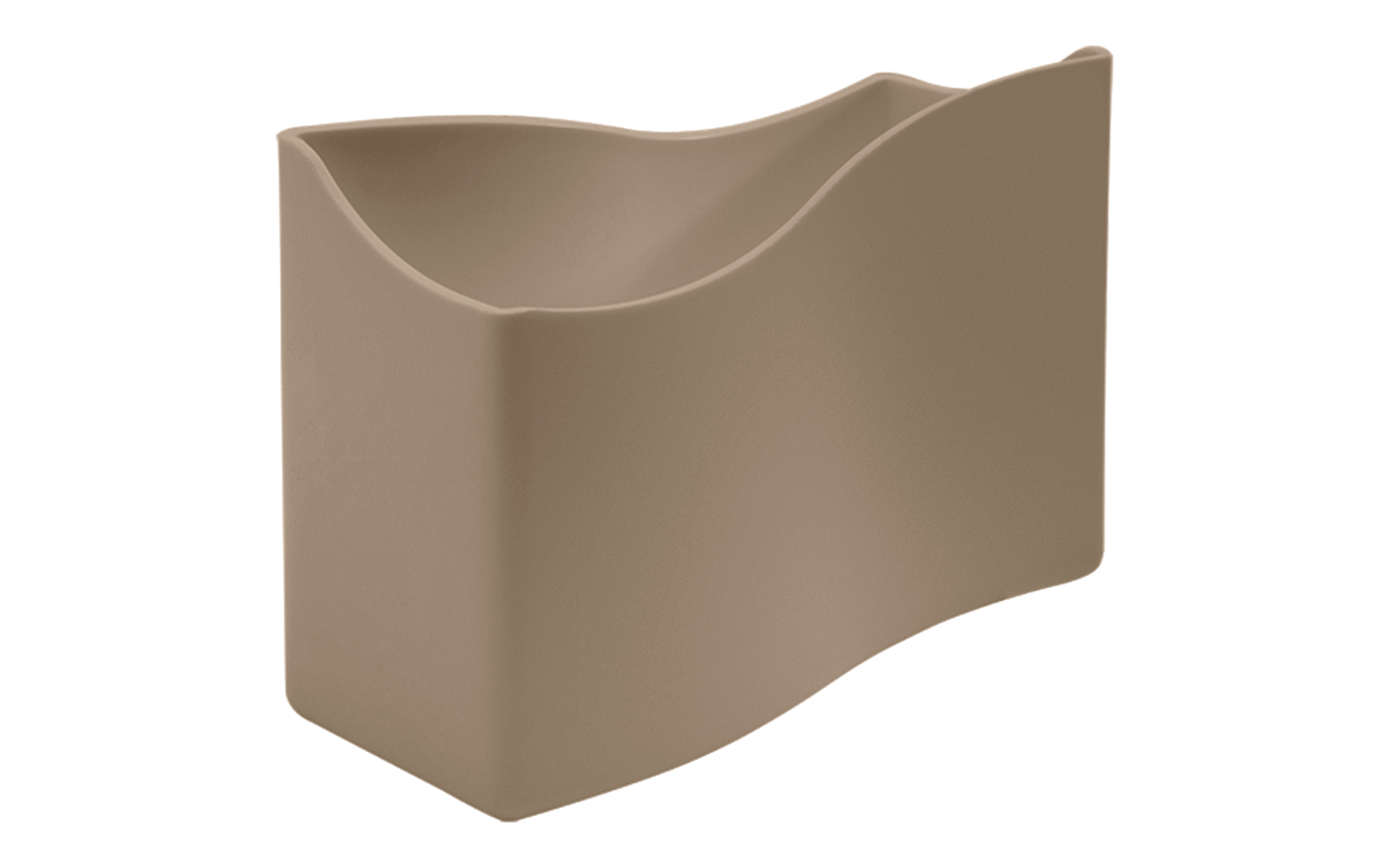 Porta-guardanapo Cozy pequeno 13,7 x 6 x 10 cm - Warm Gray Coza