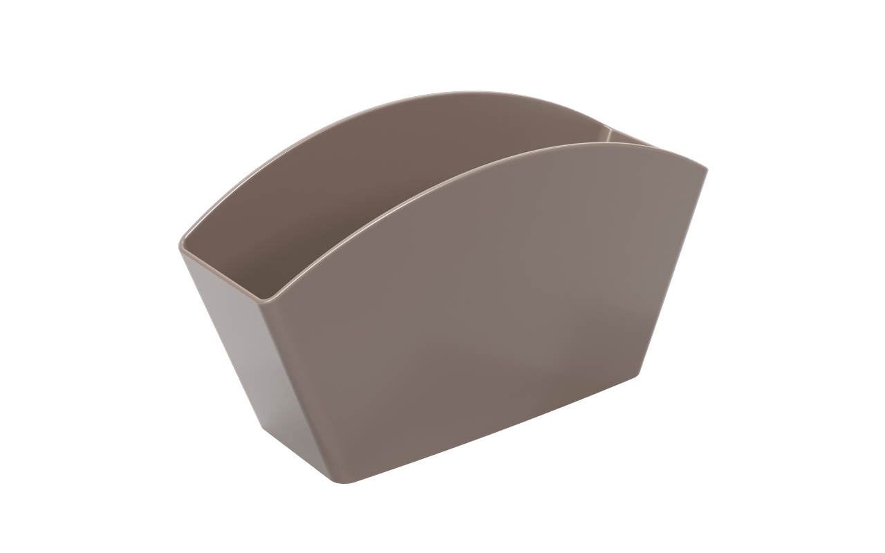 Escorredor de Talheres Basic 21,5 x 10,6 x 4,5 cm Warm Gray Coza
