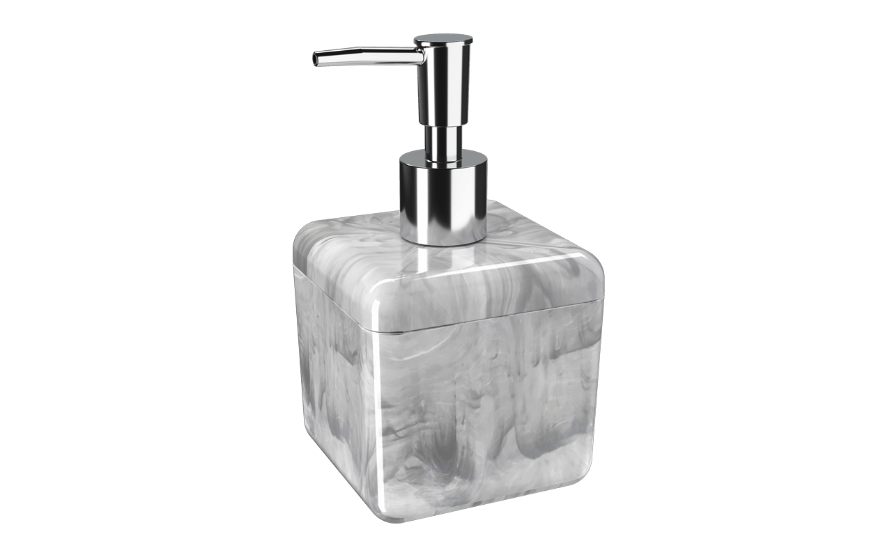 Porta Sabonete Líquido e Álcool Gel Cube  8,5 x 8,5 x 15 cm 330 ml é boa?