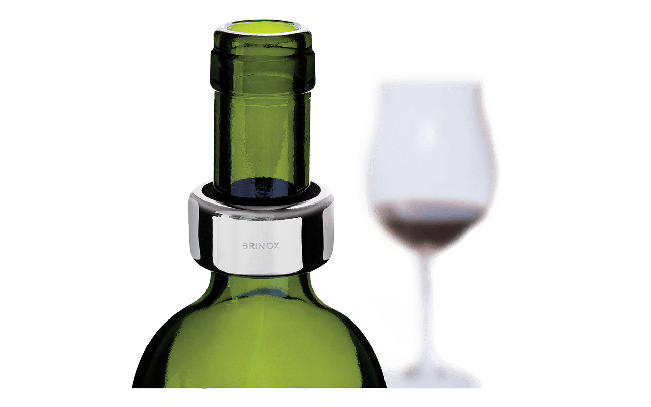 Anel Aço Inox para Garrafa de Vinho - Acessórios de Vinho