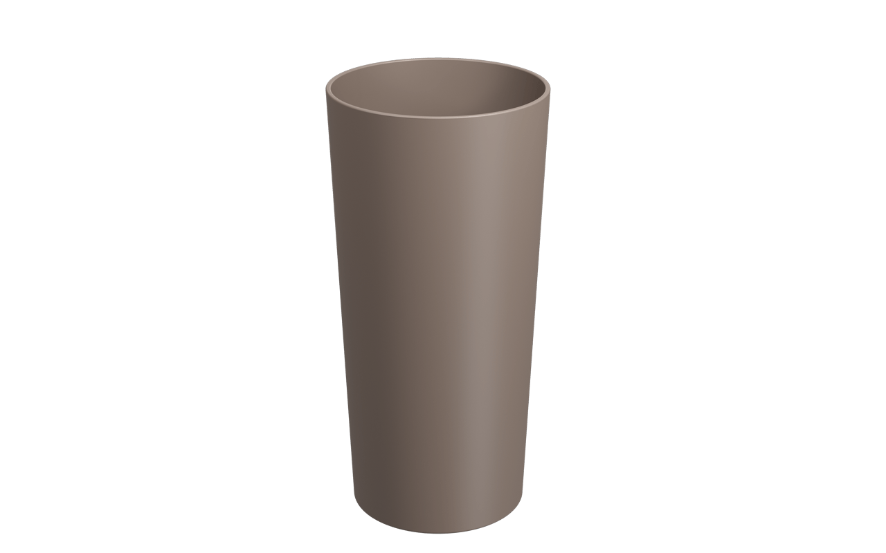 Copo Cônico Casual  8,2 x 8,2 x 16,2 cm 500 ml Warm Gray Coza-326038916