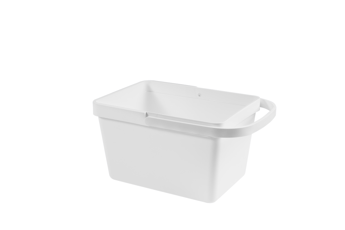 Cesta com alça/Balde Loft 40,76 x 20,68 x 22,5 cm 12,5 L Branco Coza