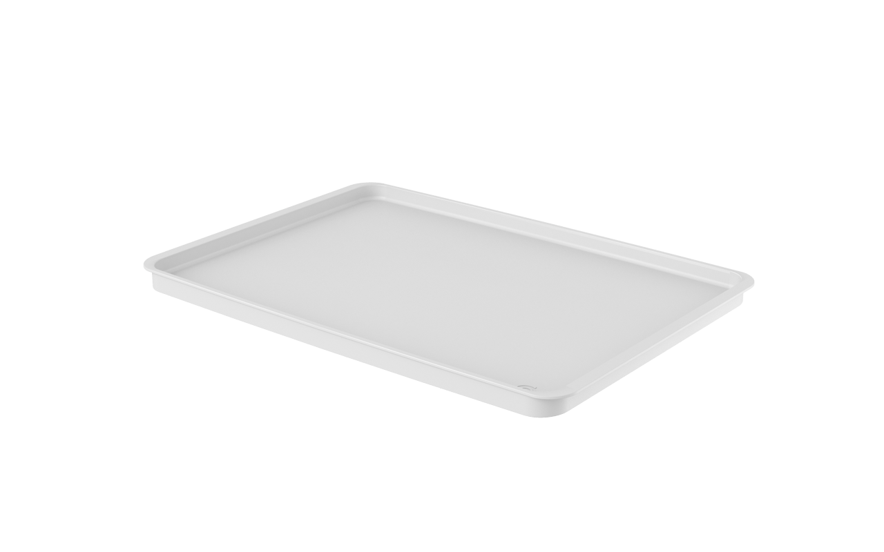 Bandeja Slim Branco Casual Coza 34,6 x 24,5 x 1,5 cm