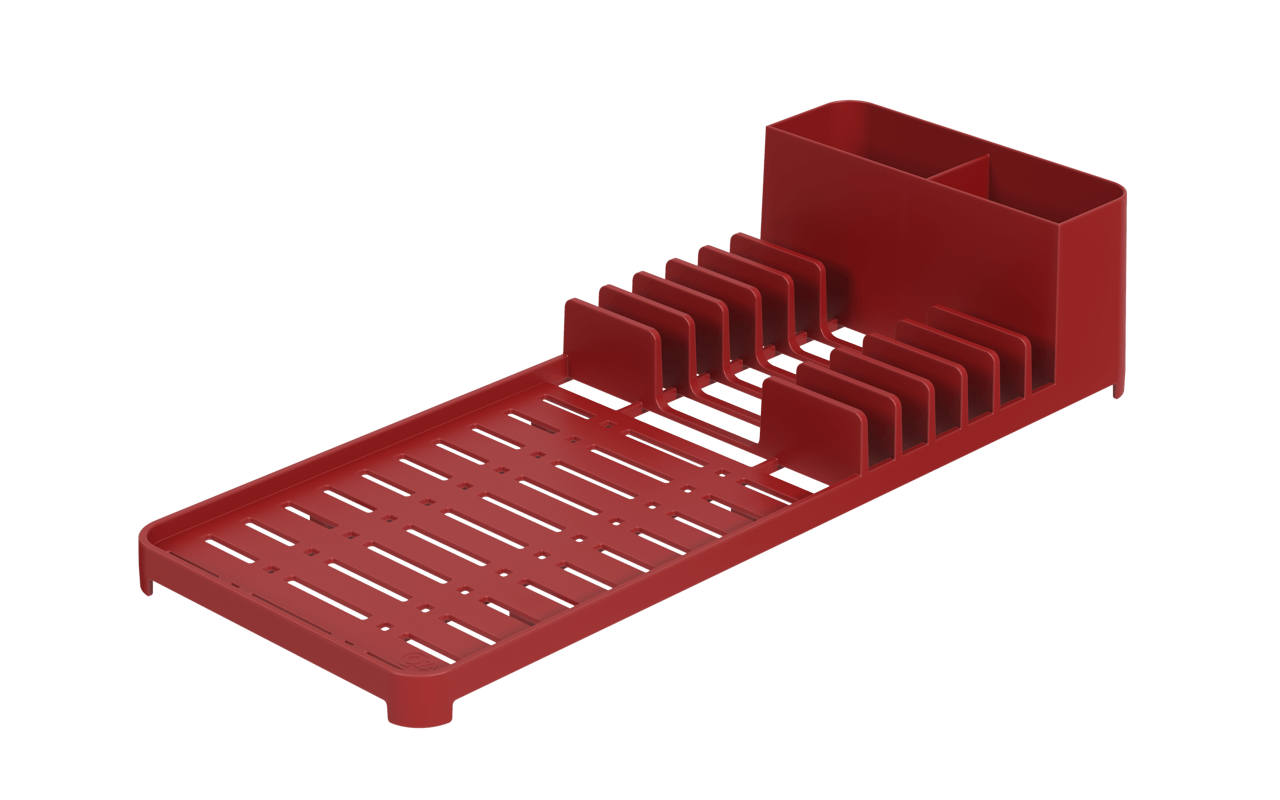 Escorredor de Louças Vermelho Bold Single Coza 41,7 X 16,9 X 9 cm