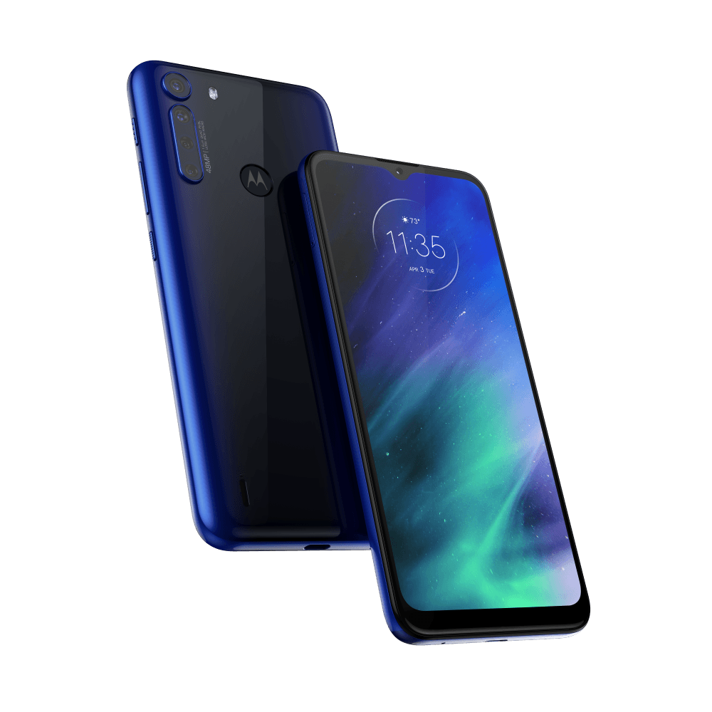 Menor preço em Smartphone Motorola One Fusion Azul Safira