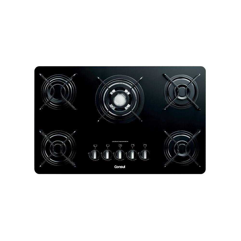 Cooktop 5 bocas Consul com quadrichama e acendimento automático - Outlet - CDD75AE_OUT