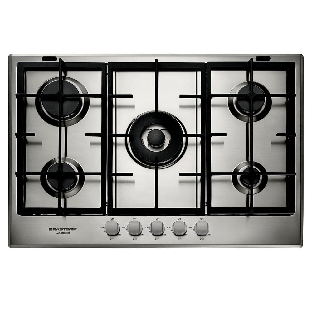 Cooktop 5 Bocas Brastemp Gourmand Inox com Duplachama e Trempe com Ferro Fundido Outlet - BDK75DR_OUT é boa?