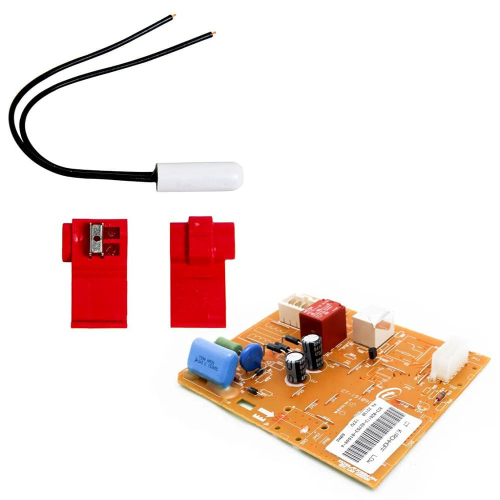 Kit Controle Eletrônico 110V e Kit Sensor de Temperatura 25mm 2,7 ohms para Geladeira - CJ-W10531315_3