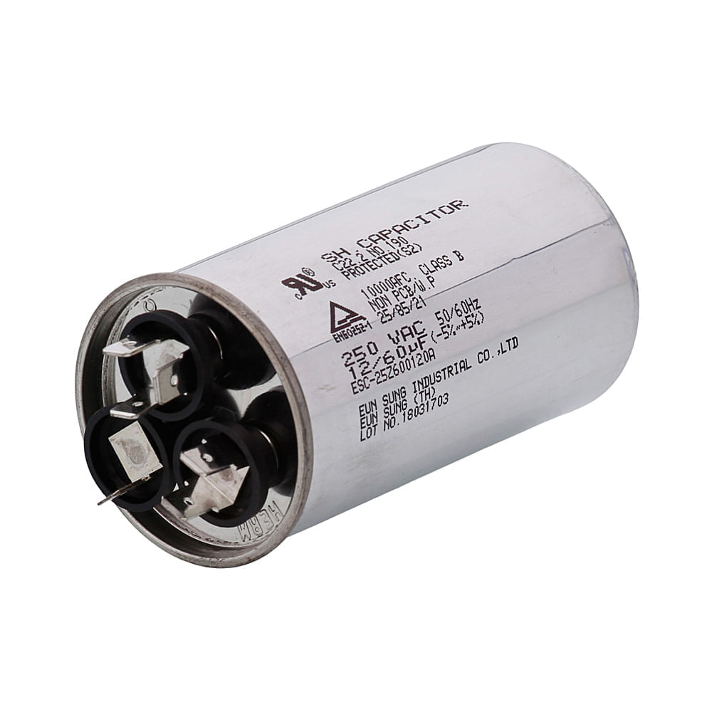 Capacitor Duplo 60uF 250VAC para Ar Condicionado Janela Consul - W11166035