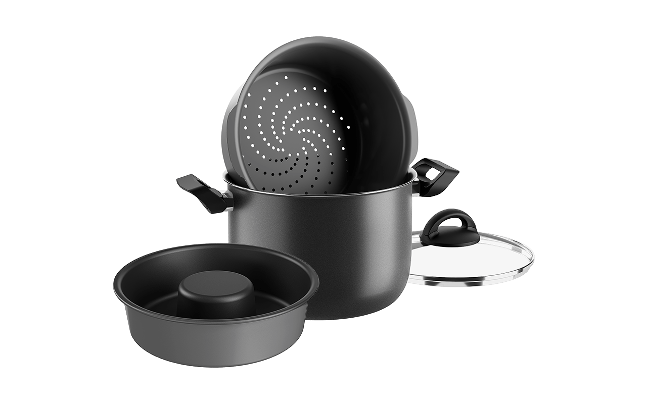 Jogo Cozi Vapore 20 Forma Pudim - Brinox Menor preço em Jogo Cozi Vapore 20 Forma Pudim - Brinox