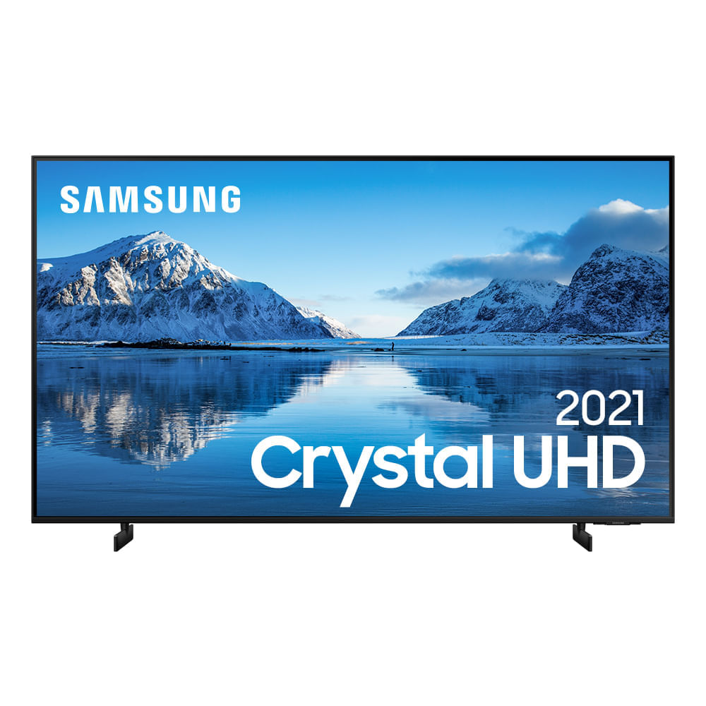 Smart TV Samsung Crystal UHD 4K 50AU8000 Design Slim Dynamic Crystal Color Visual Sem Cabos