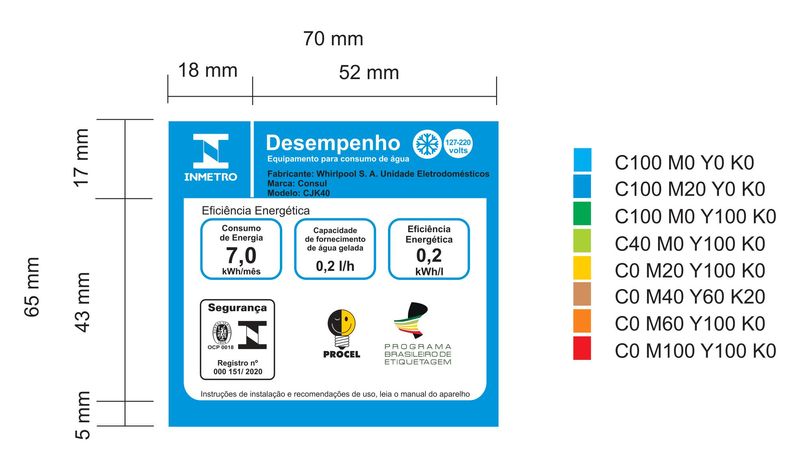 Consul-Bebedouro-CJK40AB-Selo-Digital-Inmetro-BiVolt