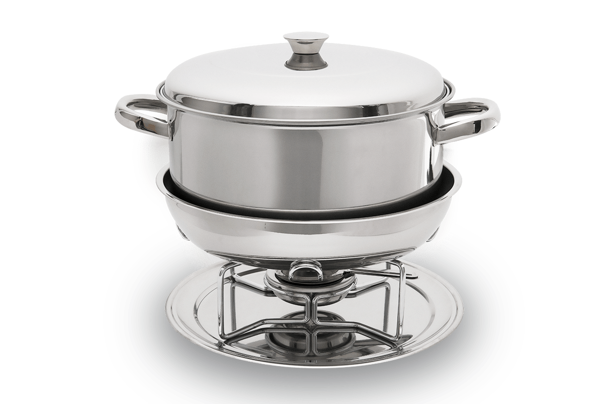 Rechaud com Banho Maria 5,7 Litros - Platanos Menor preço em Rechaud com Banho Maria 5,7 Litros - Platanos