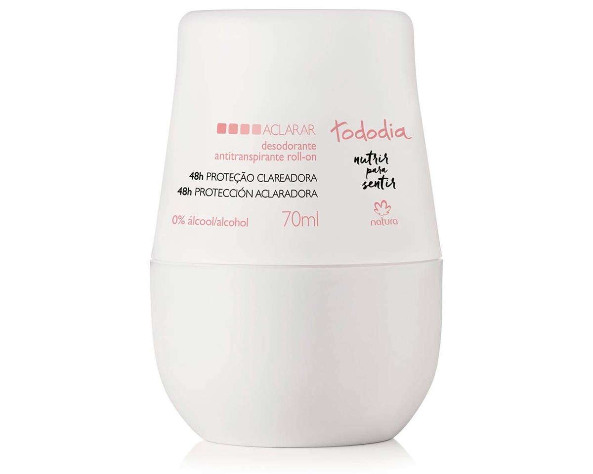 Desodorante Roll-on Natura TodoDia Aclarar Antitranspirante 70ml Menor preço em Desodorante Roll-on Natura TodoDia Aclarar Antitranspirante 70ml