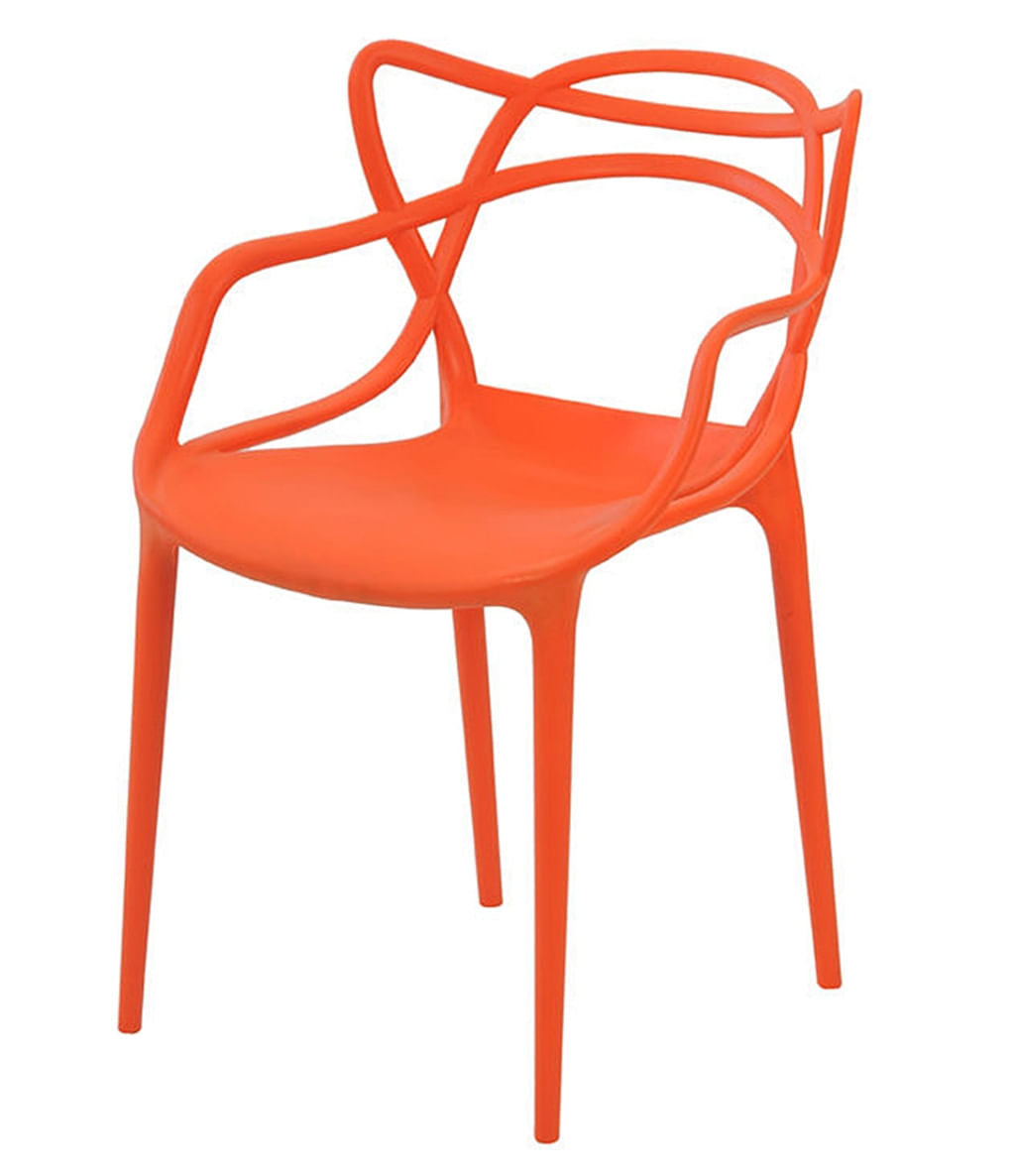 Cadeira Allegra em Polipropileno cor Laranja - 44935