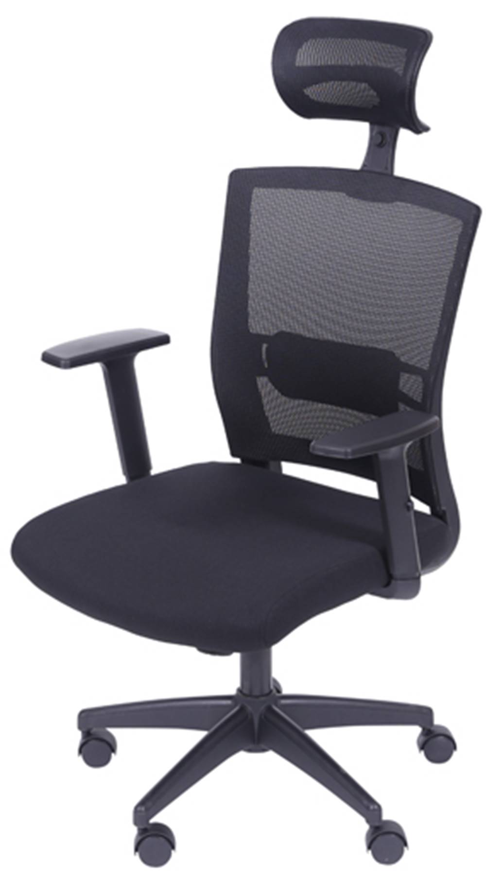 Cadeira Office Regulavel Tela com Tecido Mesh Preta Base Nylon - 39218