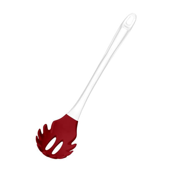 Pegador De Massa De Silicone Cabo Acrilico Vermelho - UD036