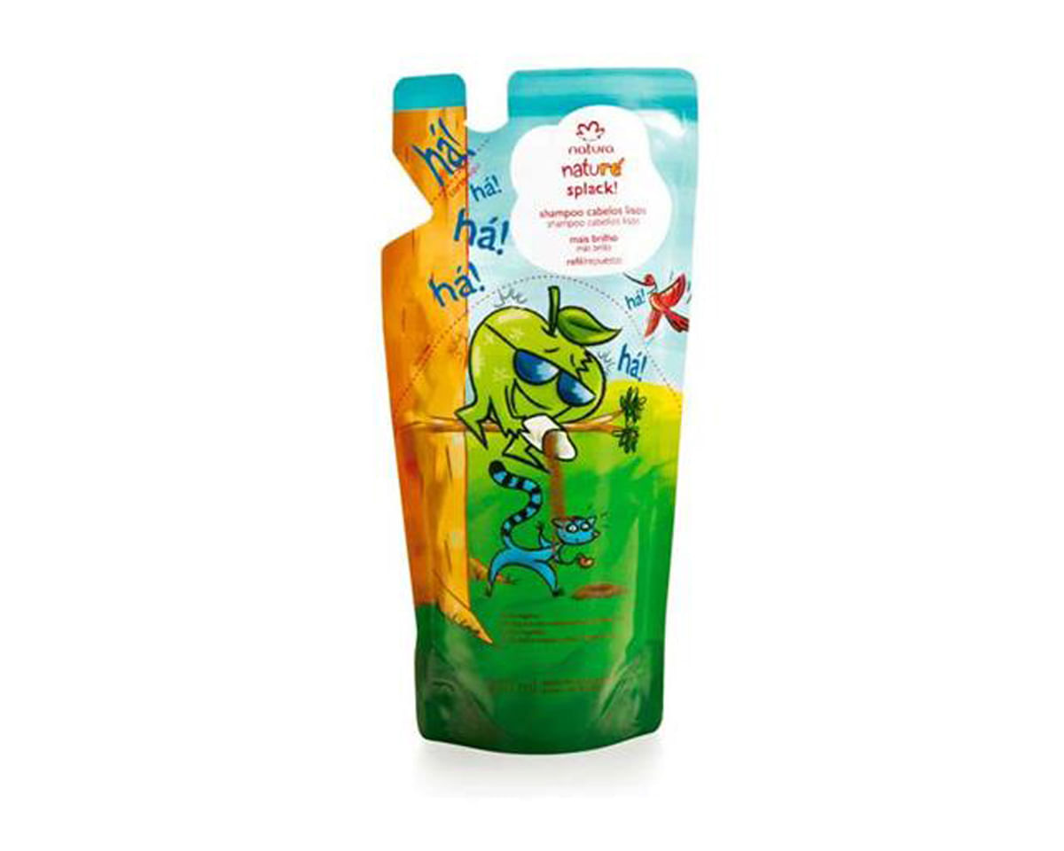 Refil Splack! Shampoo Cabelos Lisos Natura Naturé 250mL