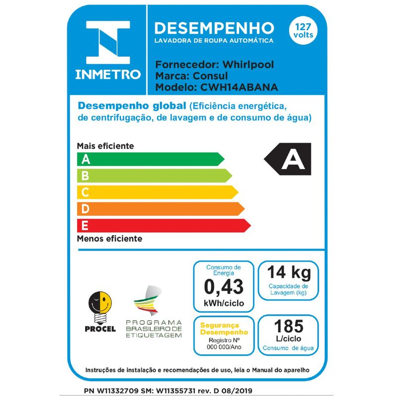 consul-lavadora-cwh14ab-selo-inmetro-110v
