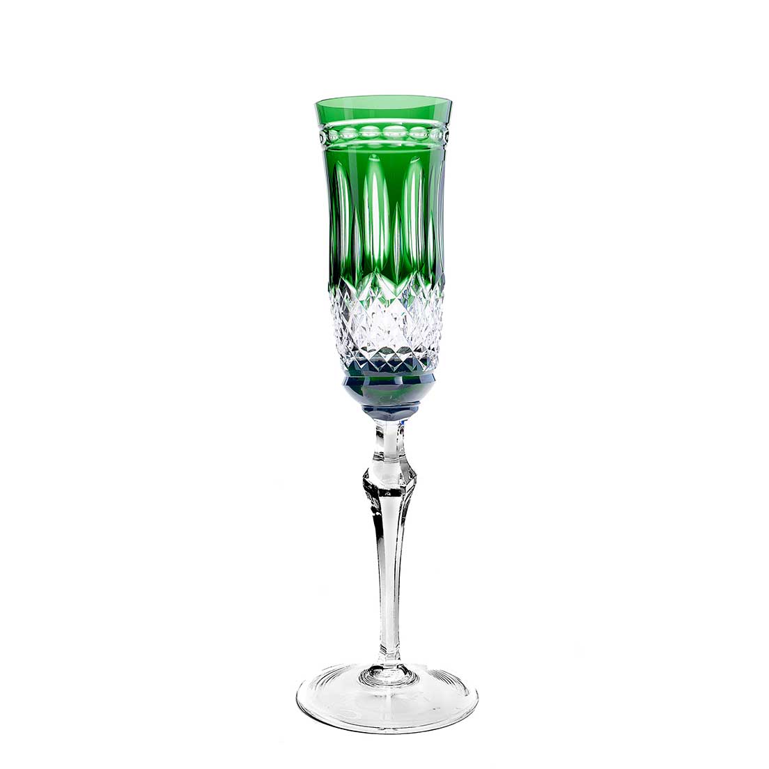 Taça de Cristal Strauss Champagne 240ml - Verde Escuro - 237.107.068.014