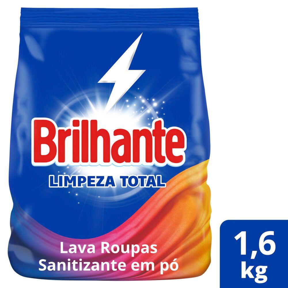 Sabão em Pó Brilhante Limpeza Total 1,6kg é boa?