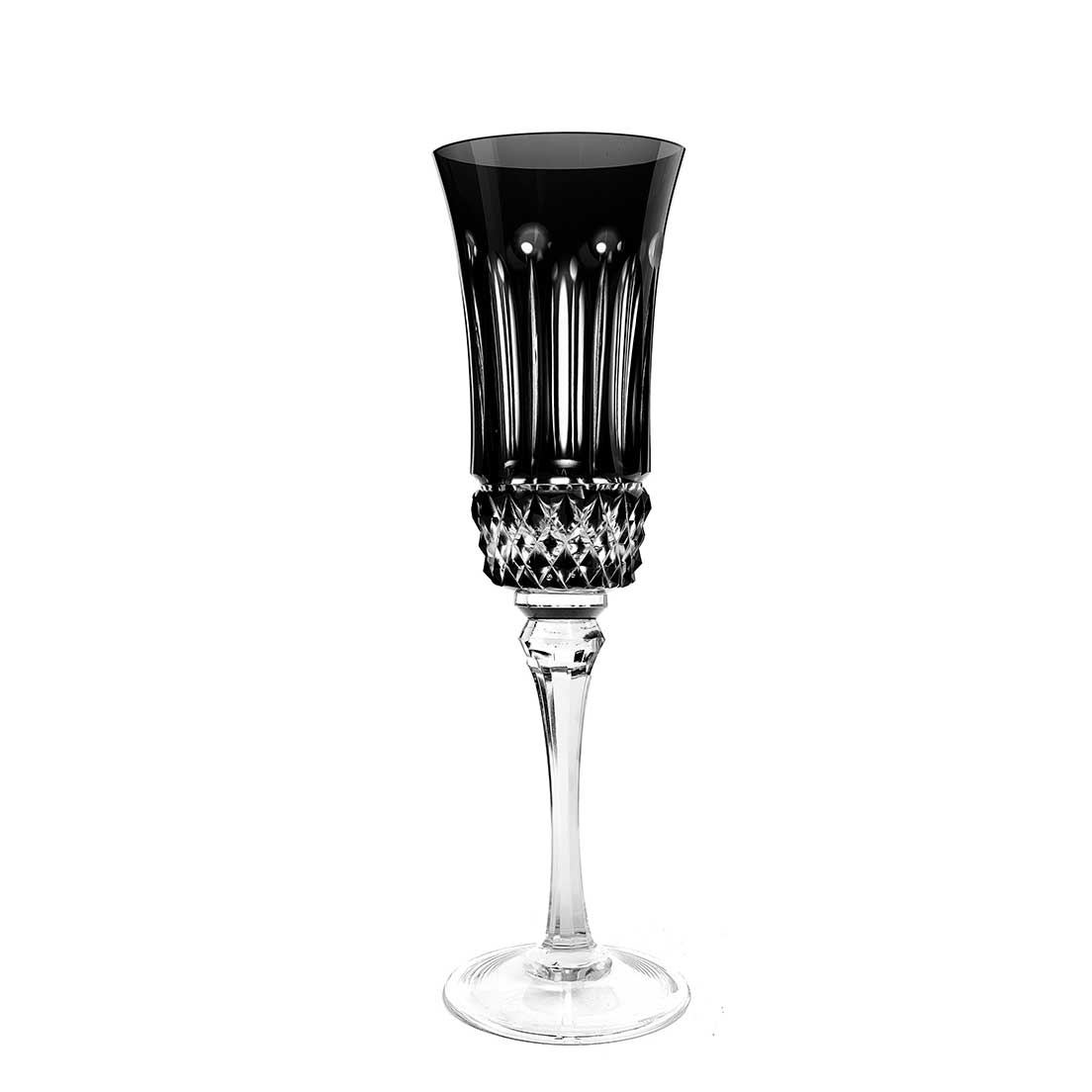 Taça de Cristal Strauss Champagne 190ml - Preto - 225.107.069.018