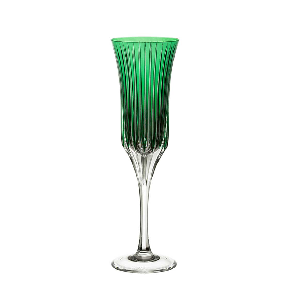 Taça de Cristal Strauss Champagne 190ml - Verde Escuro - 225.107.150.014