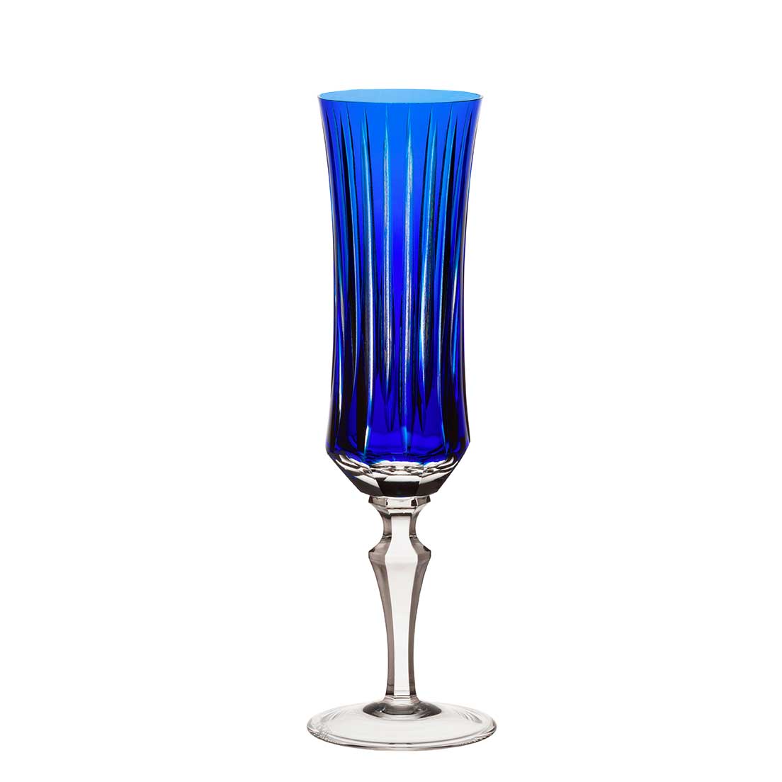 Taça de Cristal Strauss Champagne 210ml - Azul Escuro - 119.107.150.012