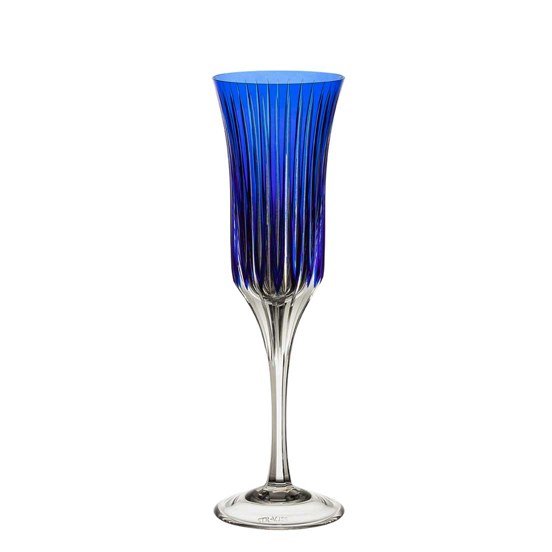 Taça de Cristal Strauss Champagne 190ml - Azul Escuro - 225.107.150.012
