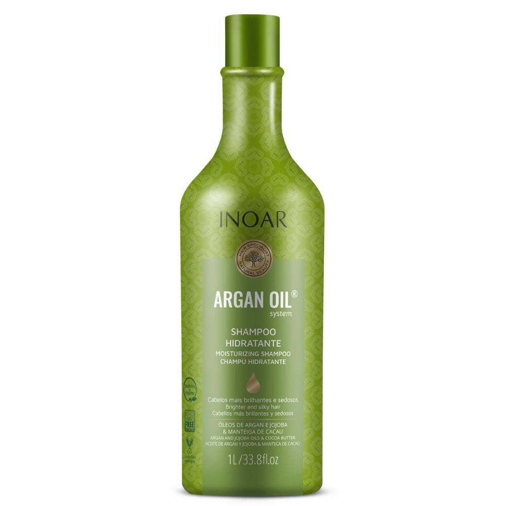 SHAMPOO ARGAN OIL HIDRATANTE 1 LITRO INOAR Menor preço em SHAMPOO ARGAN OIL HIDRATANTE 1 LITRO INOAR
