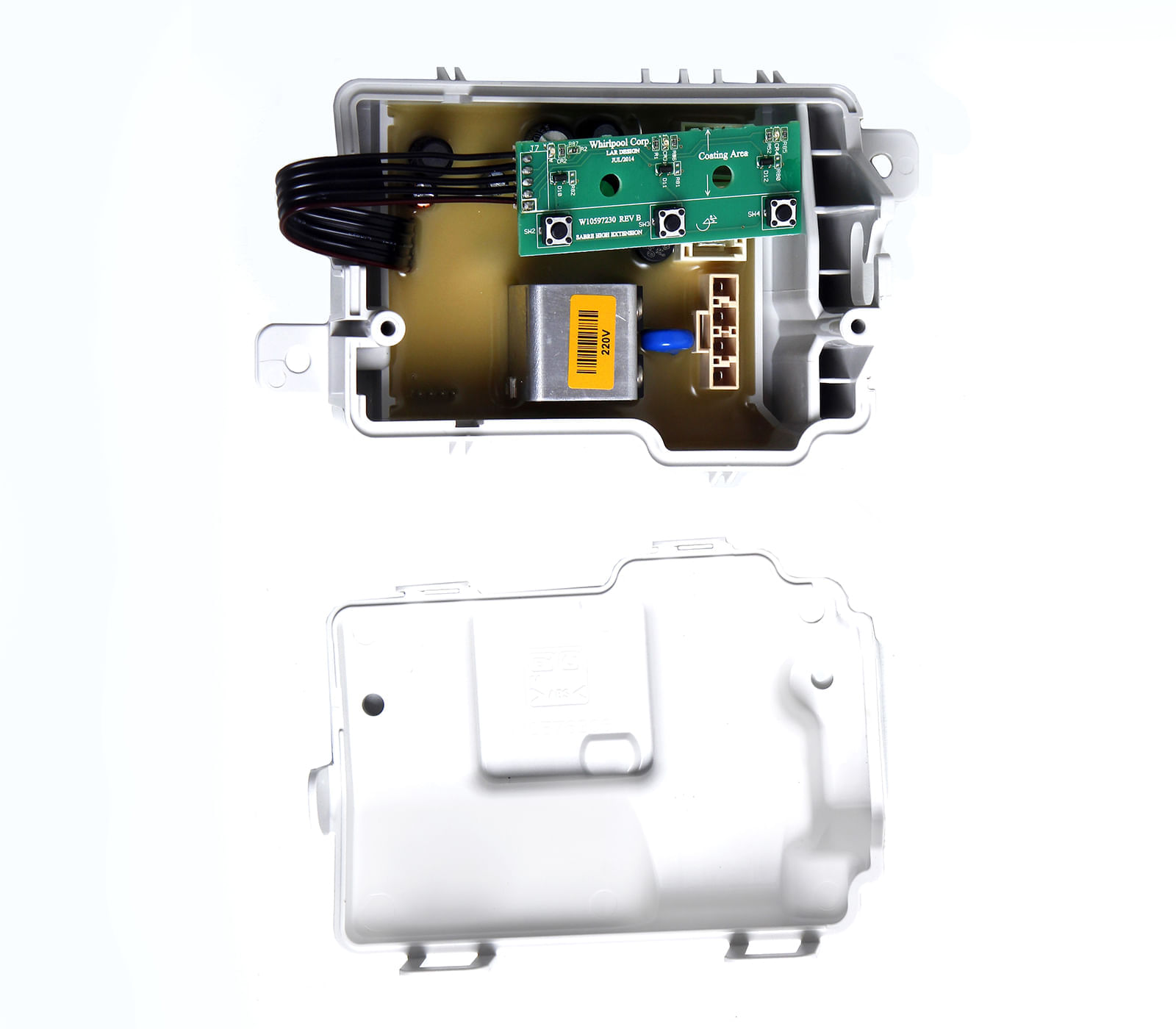 Controle Eletrônico 220V para Máquina de Lavar Consul - W10737721