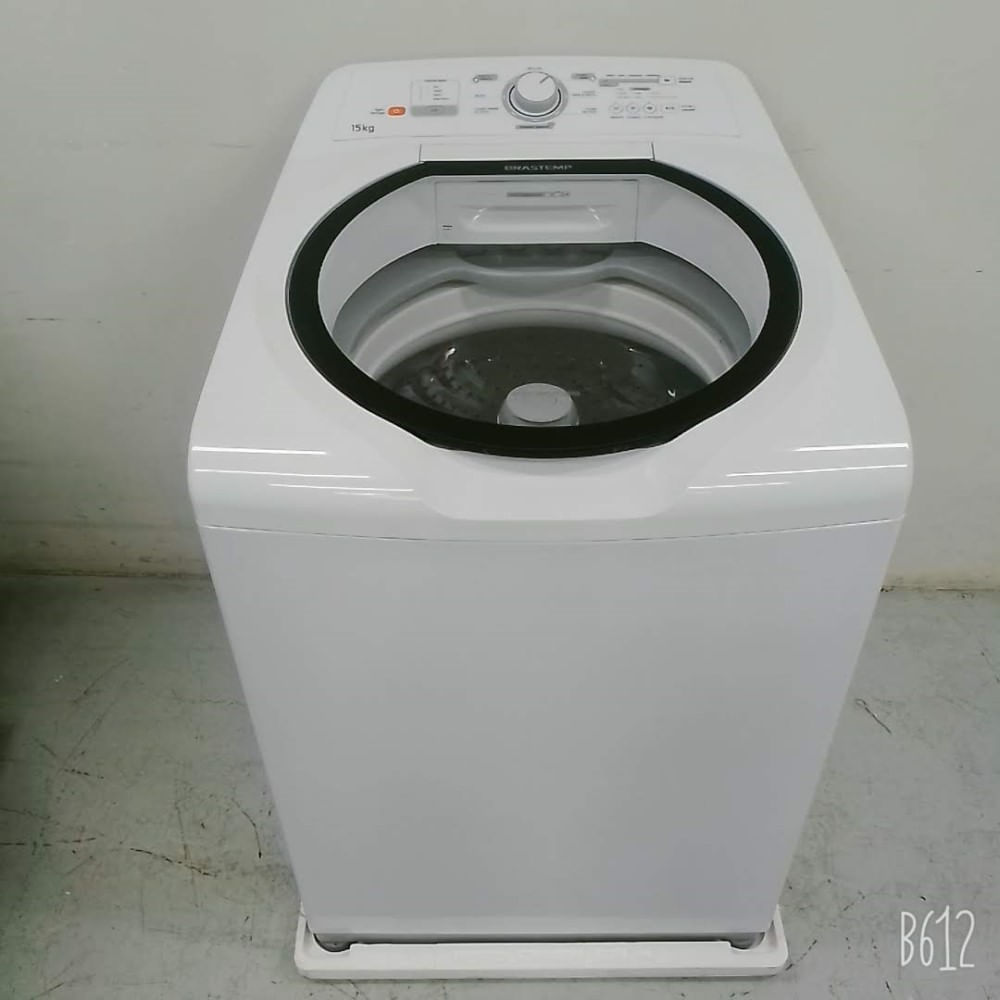 Máquina de Lavar Brastemp 15kg com Ciclo Edredom Especial e Enxágue Anti-Alérgico- BWH15AB_WEXCELE