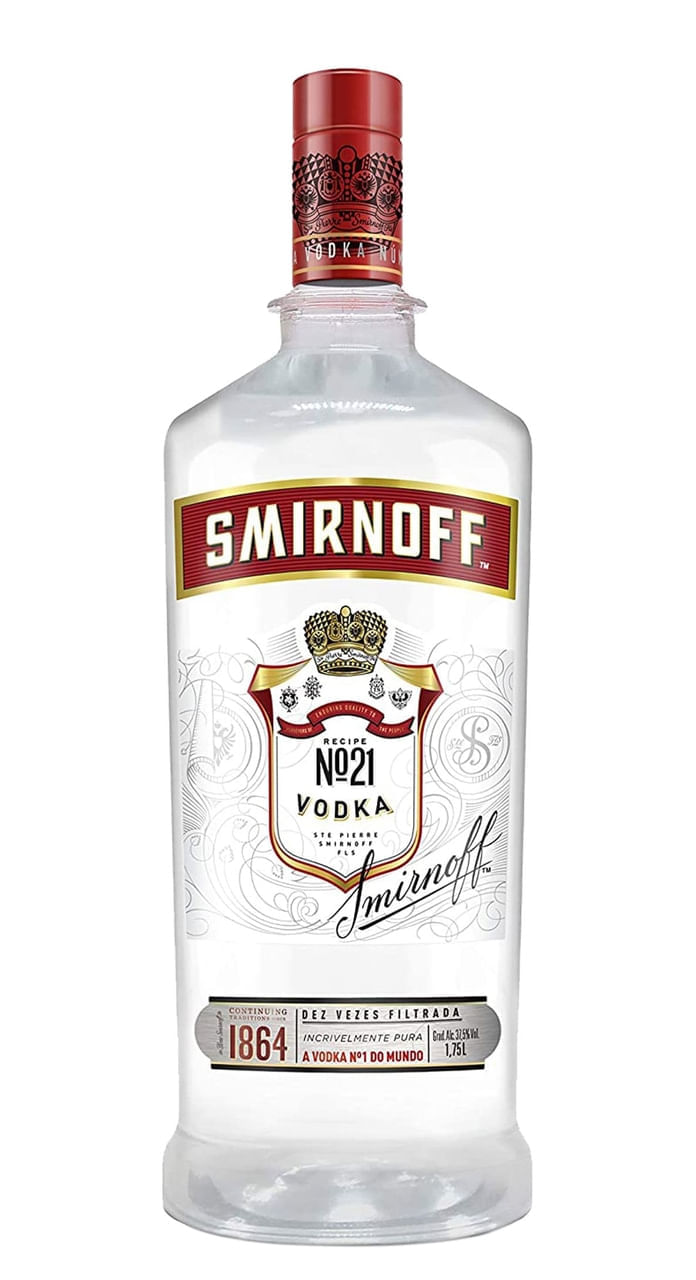 Vodka Smirnoff Red 1.750ml