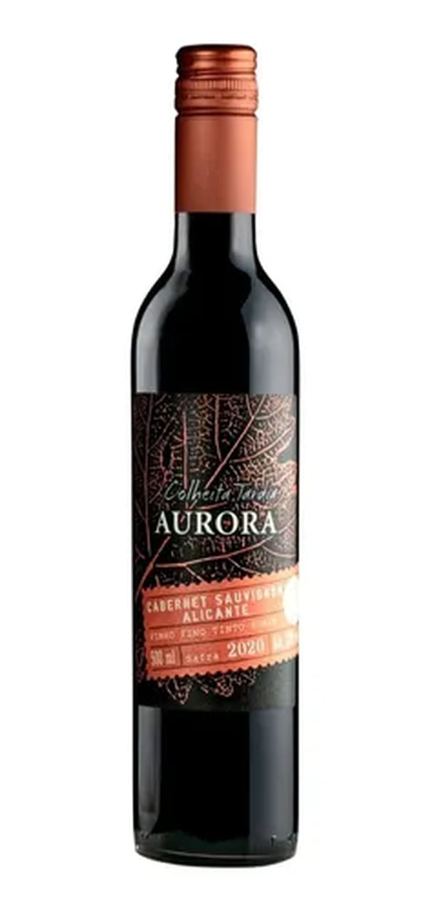 Vinho Aurora Colheita Tardia Tinto 500ml